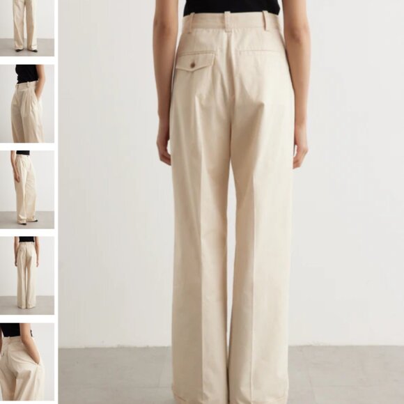 👖 Maison Kitsuné Double Pleats Pants – Color: Paper (Size 40, NWT) - Picture 4 of 14